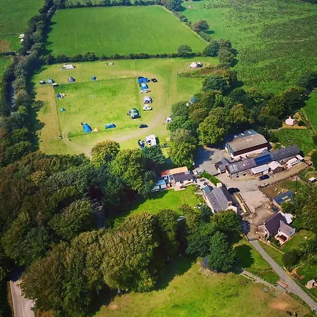 Bell Tent 1 Glyncoch Isaf Farm Llwyn-Dafydd Exterior photo