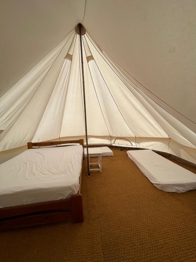 Bell Tent 1 Glyncoch Isaf Farm Llwyn-Dafydd